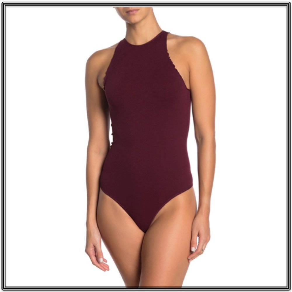 (Lot of 3) FEELS RIGHT LETTUCE TRIM BODYSUIT - NWT